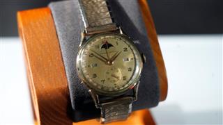 Kingston Datofix Triple Calendar Moonphase Record 107C Swiss Watch Serviced